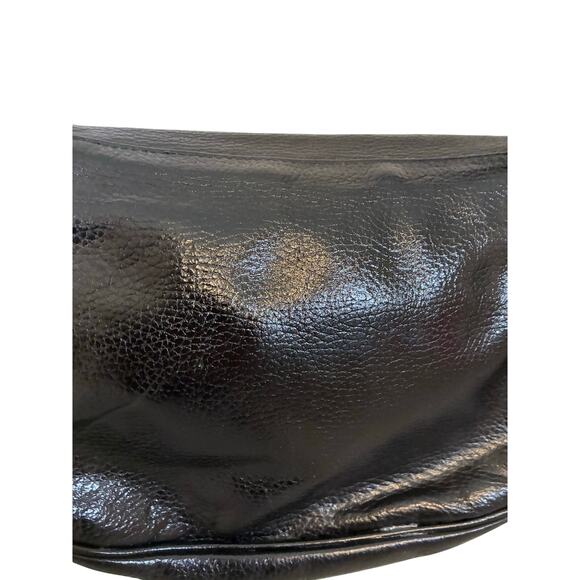 John A Brown Women's Black Genuine Leather Crossbody Old Money Bag Adjustable - Picture 6 of 9